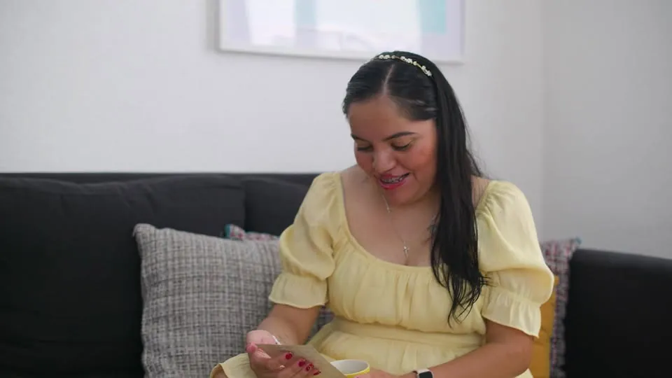 Lidia, a still from her documentary